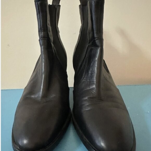 Reed Krakoff Womens Black Leather Ankle Boots Made In Italy EU size 41 US 10.5 - Picture 2 of 6